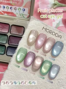 เจลทาเล็บแม่เหล็กสะท้อนแสง 9 สี แบบ Cat Eye สำหรับทำเล็บ UV LED  สำหรับร้านทำเล็บ  อุปกรณ์ตกแต่งเล็บผู้หญิง แฟชั่นโฮโลแกรม ทำเล็บมือ - Product Image 4