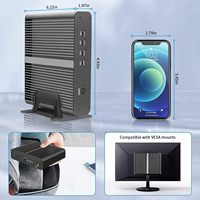 Partaker B7 Core I7 1165G7 I7 1255U Mini PC I7 10. Nesil Anakart 1 X HD 1 X DP Girişli Masaüstü Bilgisayar