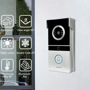 <span class=keywords><strong>4</strong></span>.3インチクリアLCD有線ビデオインターホンシステム、IRナイトビジョン付きドアベルカメラモニターキット、別荘用ホームビデオドアホン - Product Image 3