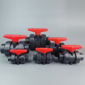 Customizable OEM Support Manual 2'' 3/4'' Sch 80 <strong>PVC</strong> Ball <strong>Valve</strong> 50mm 90mm Double Union for Water Pipe Irrigation - Product Image 3