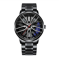 Nouvelle Tendance Montre Homme à Cadran Rotatif Non Mécanique Mouvement Quartz Automatique Montre Masculine Tendance
