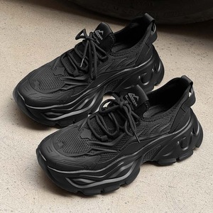 New men's <b>soft</b>-soled casual <b>shoes</b> black thick-soled sports dad <b>shoes</b> versatile height-increasing sports trendy men's <b>shoes</b> - Product Image 4