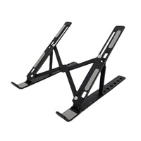 Support pour ordinateur portable en plastique ABS pliable 2025, support de bureau à 8 positions avec support pour tablette, compatible Macbook iPad, support pour ordinateur