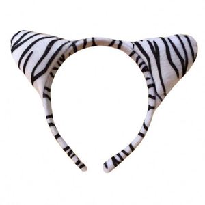 Diadema de Peluche con Orejas de Animales de Dibujos Animados para Espectáculos, Diadema de Conejo, Gato, Vaca, Tigre, Oveja, para Niños <span class=keywords><strong>y</strong></span> Adultos, para Fiestas - Product Image 5