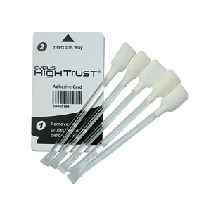 Imprimante de cartes <span class=keywords><strong>Evolis</strong></span> Primacy Kit de nettoyage <span class=keywords><strong>Evolis</strong></span> ACL001 5x Cartes de nettoyage adhésives & Tampons de nettoyage - Product Image 2
