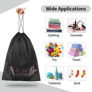 Sac de rangement non tissé personnalisé, sac de transport portable, organisateur pour accessoires de chaussures, grande capacité, durable, sac de voyage pour chaussures - Product Image 4