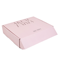 Boîte en carton ondulé violet de luxe personnalisée pour l'expédition, l'emballage automatique et les cadeaux de Noël, faible MOQ