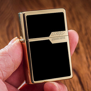 <span class=keywords><strong>Briquet</strong></span> à essence <span class=keywords><strong>ZORRO</strong></span> en laiton de haute qualité, coupe-vent, avec coffret cadeau, <span class=keywords><strong>briquet</strong></span> au kérosène personnalisé - Product Image 3