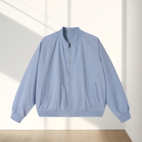 Blouson Bomber Homme Personnalisé avec Logo d'Usine, Veste Décontractée à Col Montant, Blouson de Baseball Hiver, Veste de Travail Homme – Vente en Gros