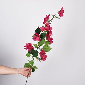 Guirnaldas de Flores Artificiales de Buganvilla Meng Jie, Flores de Seda Hechas a Mano, Arreglo Decorativo para el Hogar, Hotel o Exhibición - Product Image 1