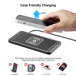 <span class=keywords><strong>Chargeur</strong></span> sans fil <span class=keywords><strong>pour</strong></span> voiture, compatible avec <span class=keywords><strong>iPhone</strong></span> 17, <span class=keywords><strong>chargeur</strong></span> sans fil à <span class=keywords><strong>induction</strong></span> antidérapant <span class=keywords><strong>pour</strong></span> téléphone portable, utilisation en véhicule - Product Image 3