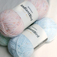 Fil à tricoter Cloud Ball Domi 50g/130m, mélange coton acrylique, couleurs populaires, idéal pour coussins de sol, écharpes et châles