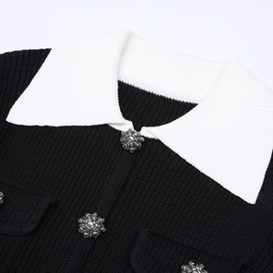 En Stock: Conjunto de Falda Midi Plisada <span class=keywords><strong>y</strong></span> <span class=keywords><strong>Camisa</strong></span> de <span class=keywords><strong>Manga</strong></span> <span class=keywords><strong>Corta</strong></span> Tejida con Cuentas, de Alta Gama <span class=keywords><strong>y</strong></span> a la Moda, Nueva Colección de Verano - Product Image 4