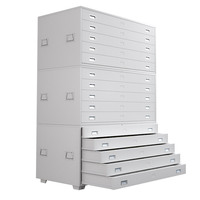 Armoire à tiroirs multi-usages pour atelier / laboratoire / entrepôt / archivage - Rangement en acier durable avec tiroirs verrouillables