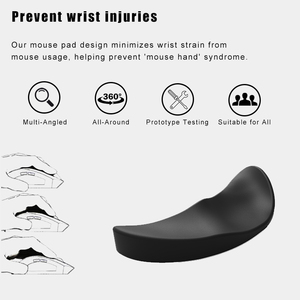 Ergonomic chuột cổ tay phần còn lại Pad ống cổ tay hỗ trợ và giảm đau mịn lướt cho văn phòng, máy tính, máy tính xách tay chuột Pad - Product Image 5