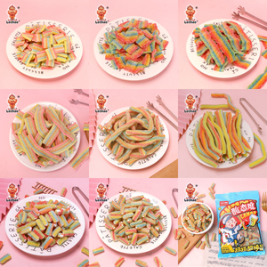 Cintas de Regaliz Ácidas, Dulces de Regaliz en Tiras de Colores para Fiestas, Dulces de Regaliz Recubiertos de Azúcar - Product Image 6