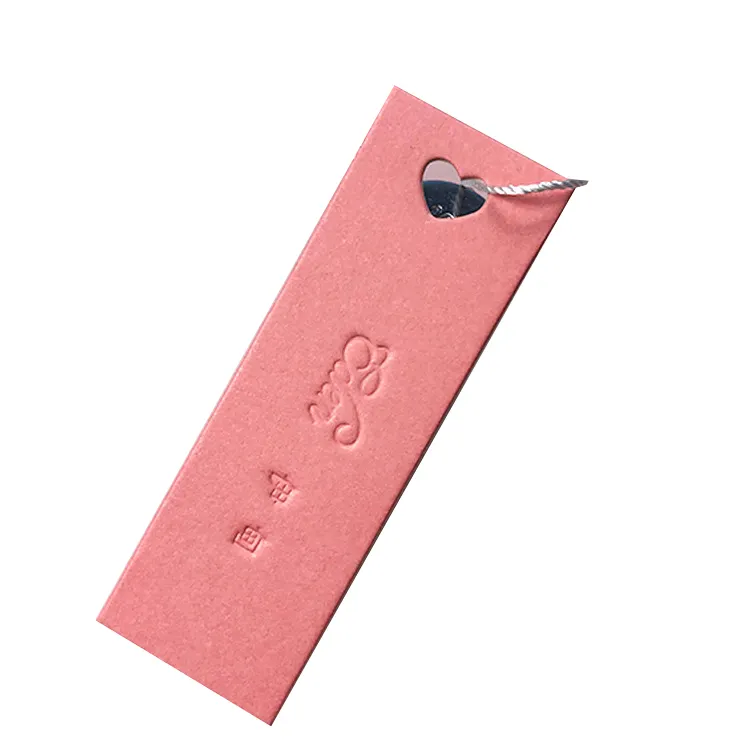 800 г, розовый хлопковый логотип, тисненый логотип, одежда, Элитная бирка со шнурком