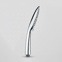 Douche à main de luxe moderne à 3 modes en plastique ABS chromé pour salle de bain