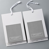 Étiquettes de Luxe Personnalisées avec Logo pour Vêtements, Étiquettes Suspendues en Papier Spécial pour T-shirts, Vestes, Entreprises, Recyclables
