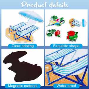 Customized Christmas Pvc Car Magnets Medium Fridge Holiday <b>Magnetic</b> Souvenirs Gifts Traditional 3D Design Paper Magnet - Product Image 3