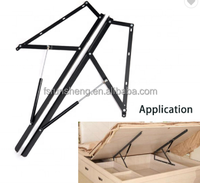 Mécanisme de lit relevable C15-1 avec ressort à gaz, accessoire de meuble, mécanisme de canapé-lit escamotable