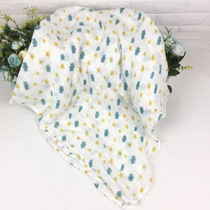 Venta al por mayor de impresión personalizado 100% de bambú manta bebé <span class=keywords><strong>muselina</strong></span> mantas con MOQ bajo - Product Image 5