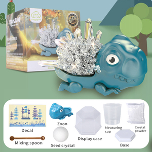 Laboratorio de Cultivo de Cristales de Dinosaurio, Proyecto Químico Innovador, Cristales Mágicos de Acción Rápida, Set de Actividades de Aprendizaje Sostenible - Product Image 3