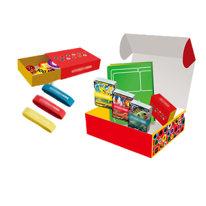 Pack de jeu familial Poke Mon, boîte individuelle, trois decks prêts à jouer, <span class=keywords><strong>Cinderace</strong></span> Pikachu Tyranitar avec pièce de monnaie et guides, version SC - Product Image 4