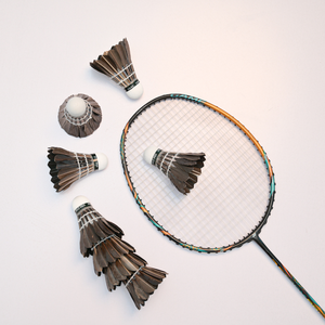 Pluma de bádminton OEM de plumas de ganso, calidad de torneo, vuelo estable para competición - Product Image 5