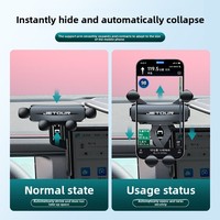 Support d'écran de téléphone portable amélioré 2024 pour accessoires Jetour T2 Traveler