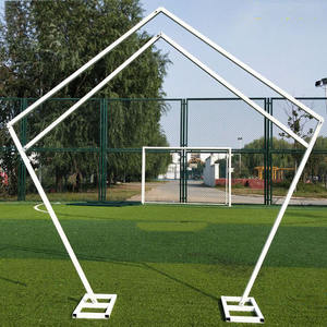 Arc de <span class=keywords><strong>ballon</strong></span> de fond de scène de mariage 2.5M * 2.5M nouveaux accessoires de mariage Festival fête arc hexagonal étagère dorée vente en gros directe - Product Image 6