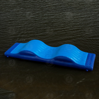 Parc aquatique gonflable géant pour sports nautiques flottants, île flottante, parc aquatique flottant en mer