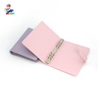 Carpeta de 6 Anillas con Logotipo Personalizado, Organizador de Cuaderno de Negocios de Cuero PU Colorido con Cierre Magnético y Encuadernación de Hojas Sueltas