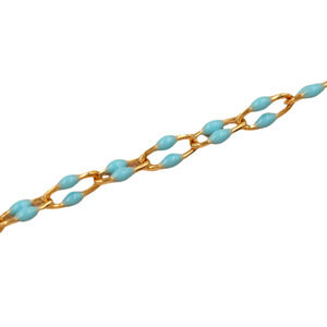 Cadena Figaro 3+1 E555 de Oro de 14K con Esmalte <span class=keywords><strong>para</strong></span> Pulsera, Collar, Cadena <span class=keywords><strong>Permanente</strong></span> <span class=keywords><strong>para</strong></span> Labios, <span class=keywords><strong>Accesorios</strong></span> de Joyería - Product Image 5