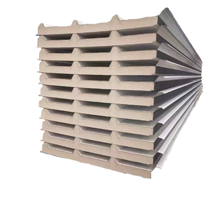 Hot Sale PU <strong>Sandwich</strong> Wall <strong>Panel</strong> Polyurethane Insulated <strong>Roof</strong> and Wall Both Face Metal Steel <strong>Panels</strong> - Product Image 2