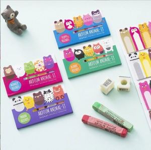 100 Sheets Random Style Cute Animal Self-Adhesive <b>Sticky</b> Index Tabs Book Page Flags Stationery for Reading Planner Office School - Product Image 4