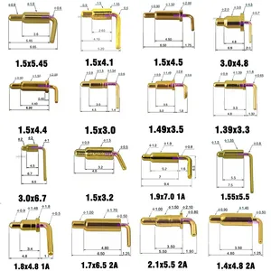 Hochs trom sonde Pogopin Kontakt 2A 1A Pogo Pin-Anschluss Niederspannung 1 Amp 2Amp POGO PIN Header Charge