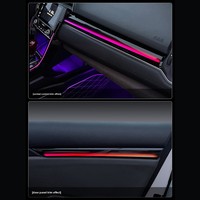 Para Honda Civic 2016-2021, Luces LED de Ambiente Interiores para Automóvil, Modificación de Iluminación Interior, Modelo GK7, LHD/RHD, Luces Ambientales Coloridas