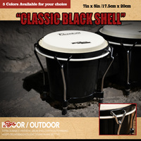 Professional Design Custom Logo Acrylic Bongo Drum Set, Portable Hand Percussion, Factory Direct Wholesale Acrylic Bongos