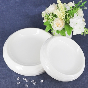 จานเสิร์ฟอาหารพลาสติกหนาสำหรับร้านอาหารพร้อมจานเนื้อยางซุปพาสต้า - Product Image 1