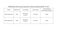 TSR3-3KDA-H/ZF Modul Relay Solid State Motor Tiga Fasa Maju Mundur 380VAC 2KW 3KW Kontrol DC Modul Pembalik Motor SSR