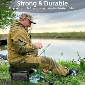 Hot Selling Lightweight <b>Portable</b> Mini Folding Camping <b>Stool</b> Lightweight Mini Foldable Chair for Fishing for Camp - Product Image 4