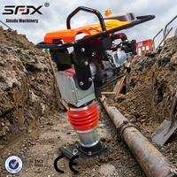 Machine à compacter vibratoire HCR110A Xinsda, compacteur manuel pour la construction routière, moteur 3KW, compactage du sol