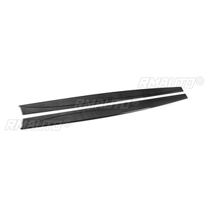Extensions de jupes latérales en fibre de carbone sèche, style MP, avec extensions de bas de caisse, séparateurs, diffuseurs, ailerons et lames pour BMW F80 F82 F83 M3 M4 2014-2020 - Product Image 2