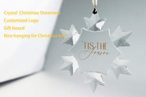 NEW Star Brilliant <b>Crystal</b> Snowflake Ornament for Christmas Gift - Product Image 5