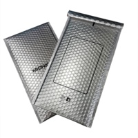Enveloppes à bulles argentées métalliques personnalisées Sac d'expédition Enveloppes rembourrées en aluminium Sacs à bulles logistiques