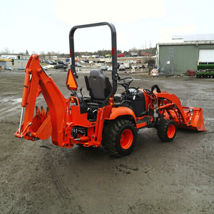Mini Retroexcavadora con Tracción en las 4 Ruedas, Cargadora Compacta con Cargador Frontal y Retroexcavadora Trasera de 30 HP para Uso Agrícola y de Construcción - Product Image 1