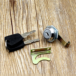 Stainless Steel Scooter Motorcycle <b>Trunk</b> Lock With Keys And Mounting Bracket For <b>Storage</b> <b>Box</b> Replacement Repair - Product Image 1