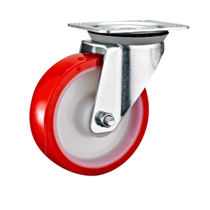 Pure Nylon &amp; <strong>Rubber</strong> Industrial Casters European Style Universal <strong>Wheels</strong> <strong>3</strong>.5-5inch Wear-resistant Pressure-resistant No Brake - Product Image 1