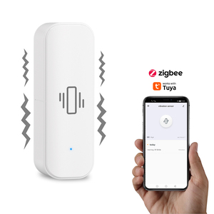 Wale Nhà máy cung cấp 2024 New tuya zibgee rung cảm biến báo động sốc <span class=keywords><strong>Detector</strong></span> thời gian thực rung chuyển động màn hình - Product Image 1
